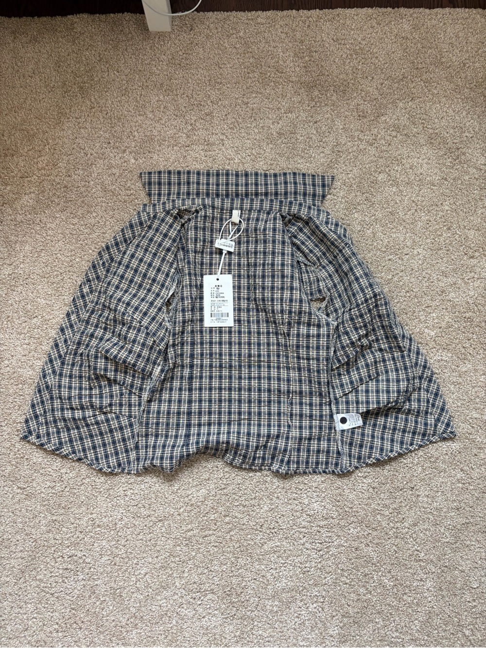 Plaid Short Sleeve Button-Up Shirt - Picture 2 of 7
